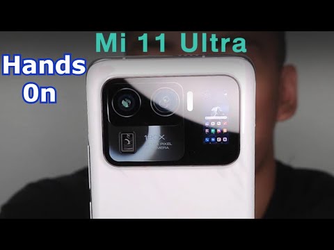 Xiaomi MI 11 Ultra HandsOn Leaked | MI 11 Ultra HandsOn