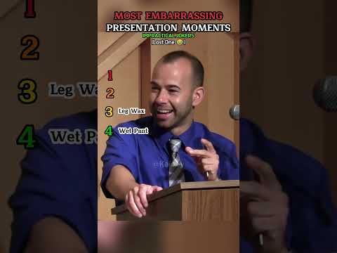 Top 4 Most Embarrassing Presentation Moments Impractical Jokers 😬