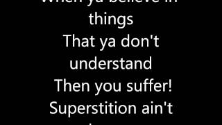 raven symone superstition  lyrics