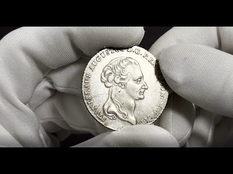 Poniatowski, Talar 6 złotowy Warszawa 1795 - ŁADNY