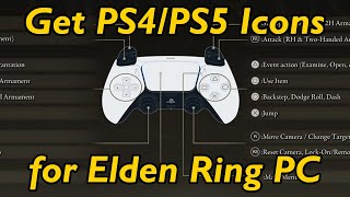 How to get PS4/PS5 UI on Elden Ring for PC