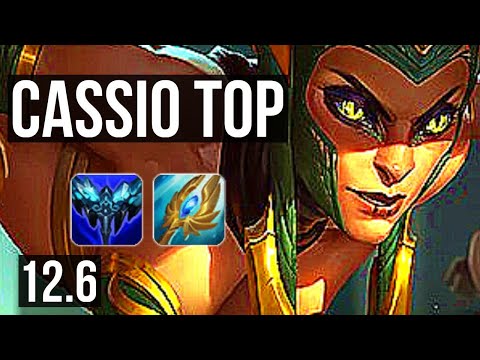 CASSIOPEIA vs GRAGAS (TOP) | Rank 2 Cassio, 5/0/1, 2.1M mastery, 900+ games | KR Challenger | 12.6