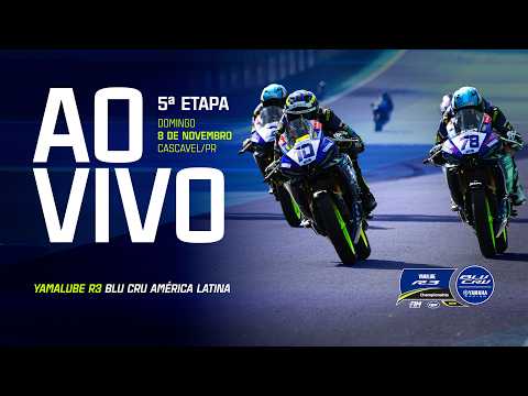 AO VIVO: Yamalube R3 BLU CRU América Latina 2026 | 5ª etapa | Cascavel/PR