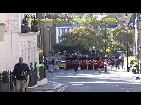 Band of the Scots Guards in Windsor 9 October 2025