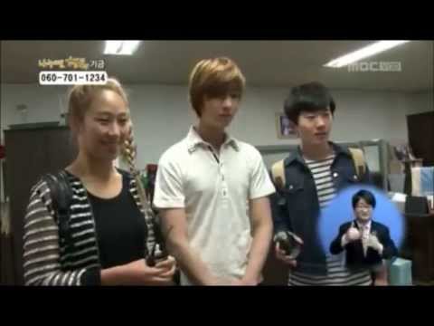 130410 MBC 나누면행복 희망원정대 Led apple(한별,광연)  1/2