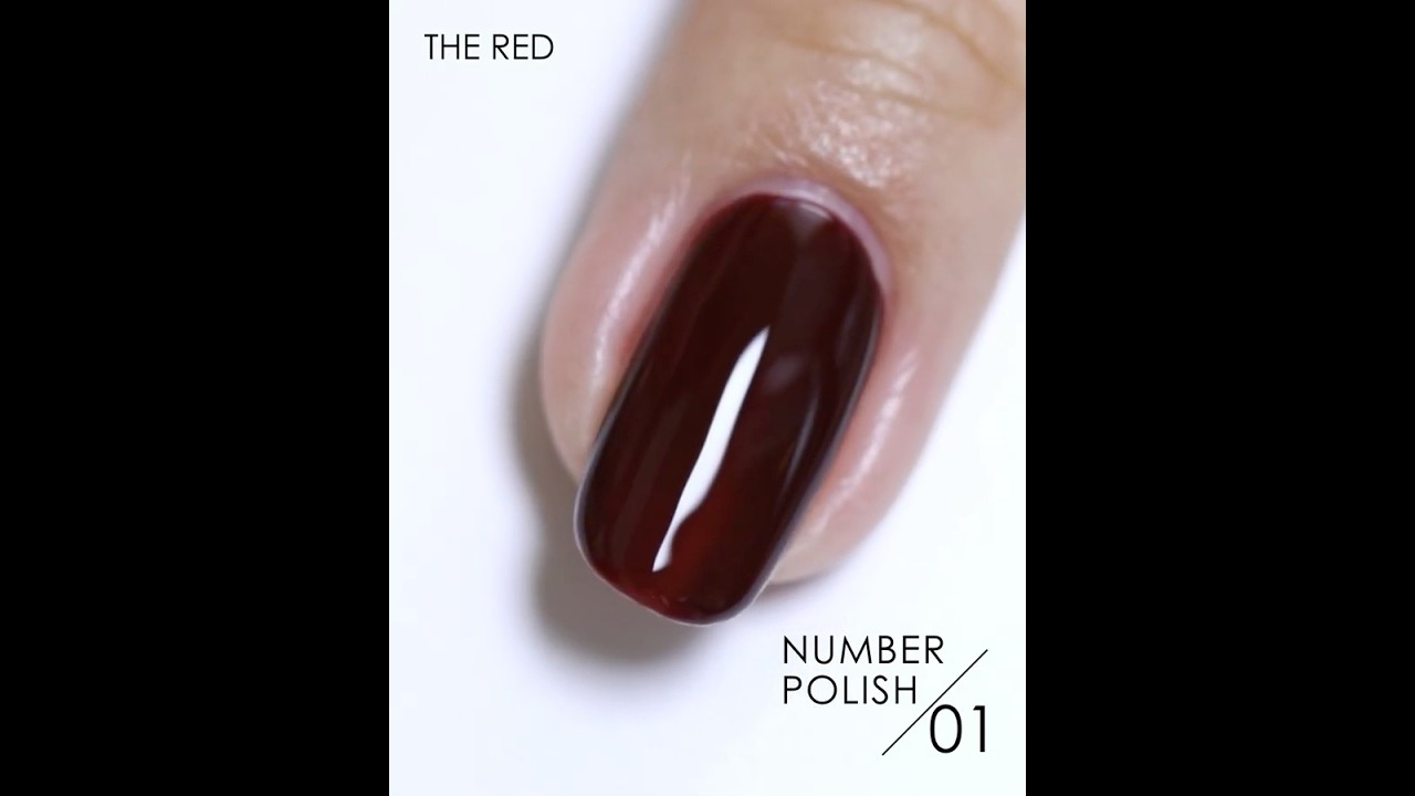 NUMBER POLISH 01 The Red / ザ・レッド