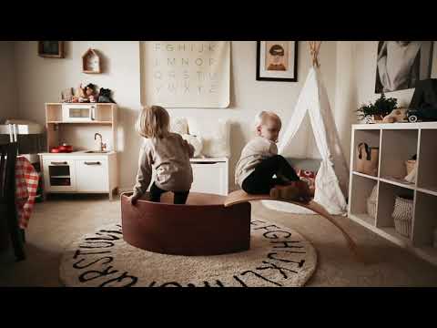 Honey Maple Wobble Board - Regular Size.