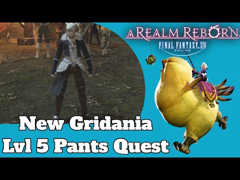 FINAL FANTASY XIV Online - New Gridania Lvl 5 Pants Quest (Guide)