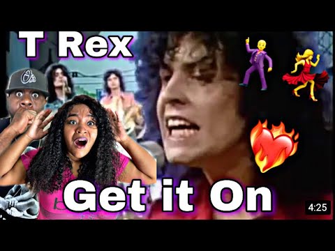 OMG THIS IS HOT STUFF!!!  T.REX  - BANG A GONG (GET IT ON)    REACTION