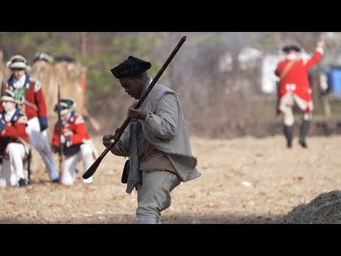 The 250th Anniversary re-enactment of the Battle of Great Bridge