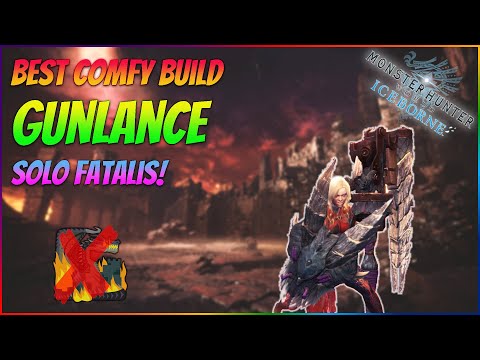 BEST COMFY GUNLANCE BUILD TO SOLO FATALIS! - No Fatalis Armor/Weapon | MHW Iceborne