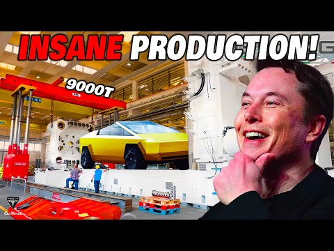 It Happened! Giga Press 9000T - Secret Weapon For Cybertruck, Warning Insane Production!