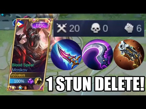 TOP SUPREME MOSKOV! FULL PENETRATION BUILD! 20 KILLS GAMEPLAY + NO DEATH! MLBB