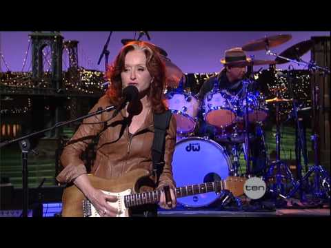 Bonnie Raitt - Right Down The Line - The Late Show with David Letterman 04-13-2012