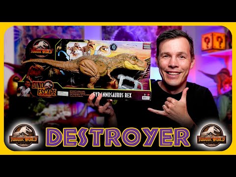 STOMP 'N ESCAPE TYRANNOSAURUS REX | Jurassic World Camp Cretaceous Toy Unboxing and Review
