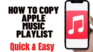 HOW TO COPY APPLE MUSIC PLAYLIST