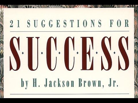21 Suggestions for Success by H. Jackson Brown, Jr. #68