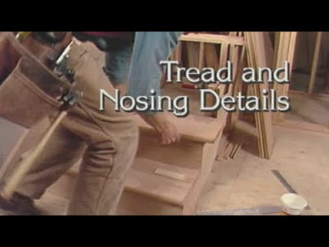 Tread and Nosing Details How to Build Stairs