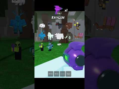 Raygun Vs all enemies 🔫 99 nights in the forest #99nightsintheforest #99nights #roblox