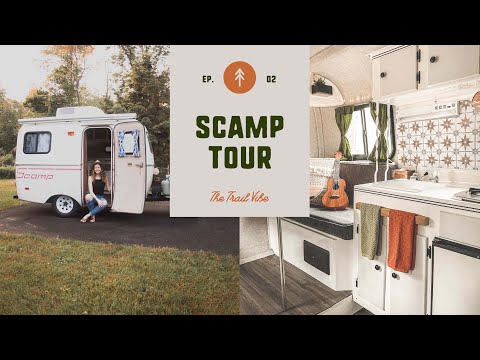CAMPER TOUR - Renovated Scamp 13' ready for Camper Life!