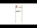 Waschmaschinenregal Bambus Braun - Bambus - 66 x 175 x 30 cm