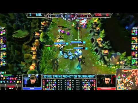 MIL Kev1n Mundo VS UOL Vizicsacsi Poppy Game 3 Highlights   2015 EU LCS Spring Promotion