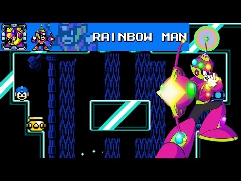 Mega Man Unlimited (Insta-Death/No Damage) - Rainbow Man