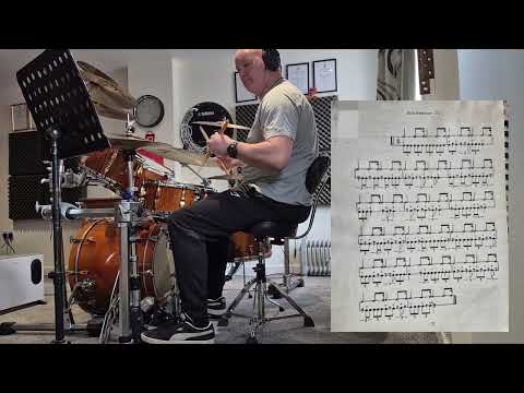 Jim Chapin advanced techniques for the modern drummer solo Exercise 1c