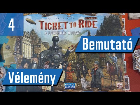 Ticket to Ride Legacy: A Legendás Nyugat | Vélemény | 4. Rész - PumiGame