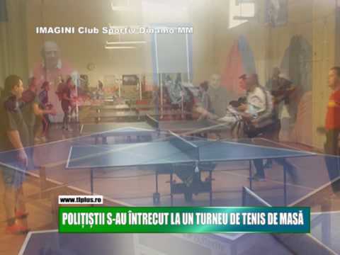 POLIȚIȘTII S-AU ÎNTRECUT LA UN TURNEU DE TENIS DE MASĂ