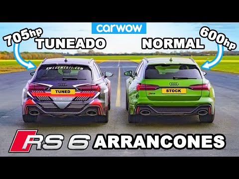 Audi RS6 – ARRANCONES *Tuneado vs Normal*