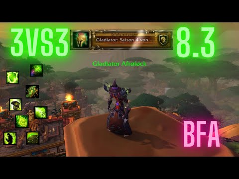 Destro Warlock PoV Arena  3vs3 - BfA 8.3  Saison 4 - Achived Gladiator