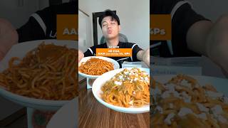 So sánh Mì Cua ăn liền 4Ps vs. AAM đang hot TikTok, và ăn Mì Ý bằng đũa, chả sao cả, Italian Guys!