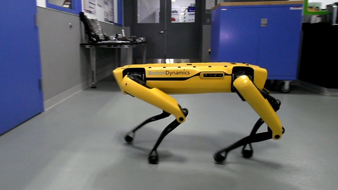 #видео дня | Робот SpotMini компании Boston Dynamics научился новым трюкам