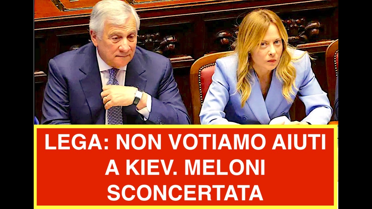 LEGA IN AULA: NON VOTIAMO GLI AIUTI A KIEV. MELONI SCONCERTATA
