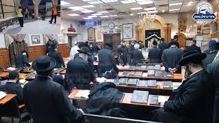 בחוץ קר ומושלג, חם ונעים בהיכל ציון רבי נחמן מברסלב