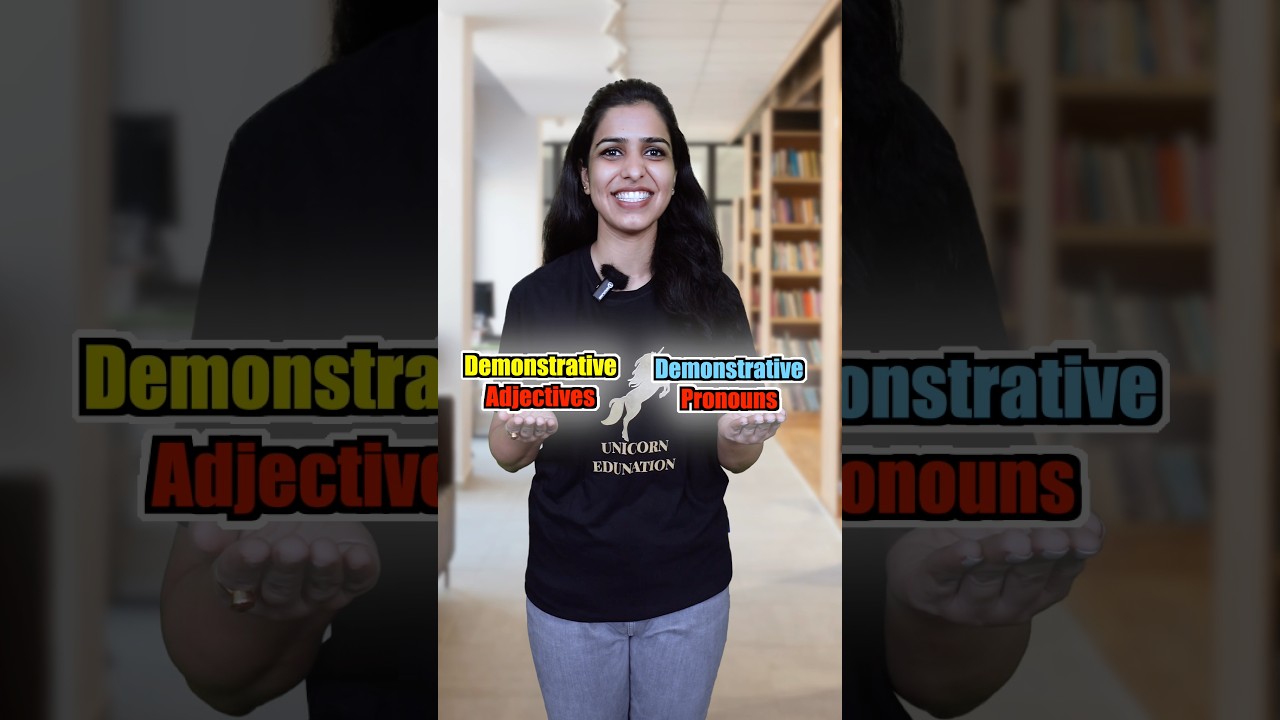 Demonstrative Pronouns Vs Demonstrative Adjectives | Difference with Examples | Learn English