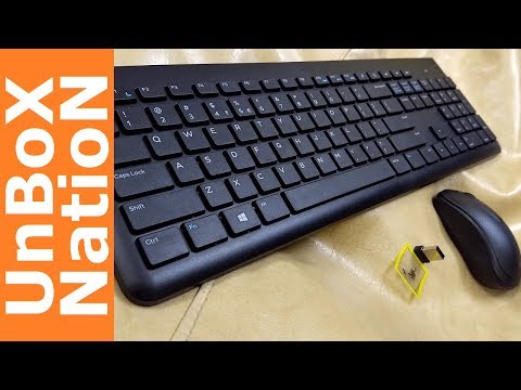 Dell Km117 Wireless Keyboard Mouse Unboxing Review Unbox Nation