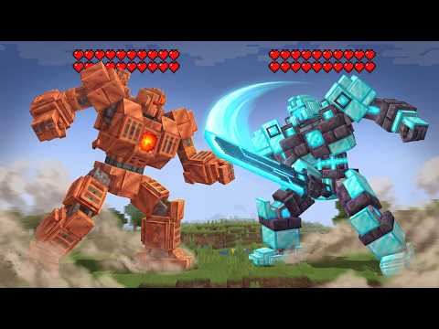 Mech vs Mech in Minecraft Build Battle