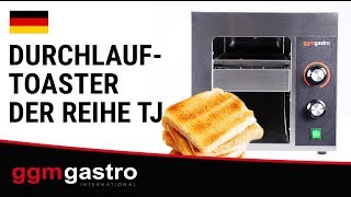 Toaster à convoyeur – 1,3 kW – avec 2 zones de chauffe