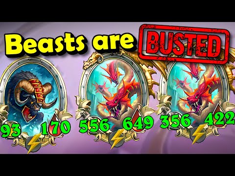 Beasts are CRAZY Right Now… | Hearthstone Battlegrounds