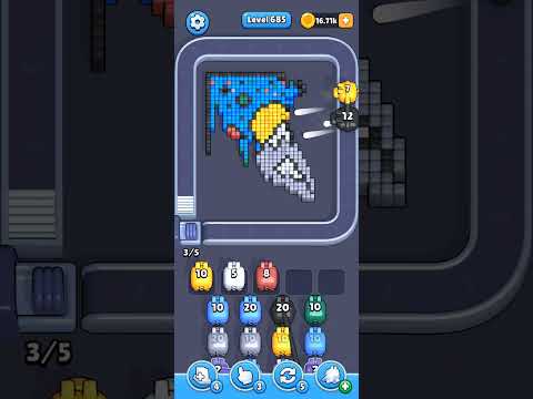 Pixel Flow Level 685 Walkthrough