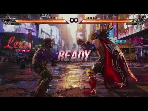 🔥 Eddy vs King | Stage: Urban Square (Evening) | Tekken 8 | 4K Ultra HD Gameplay 🎮