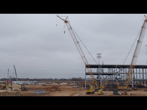 Live At Giga Texas Tesla Gigafactory Austin - New Featur