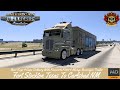 ATS Beer Kegs Cans Delivery Fort Stockton To Carlsbad Kenworth K200 Micky S Beverage Trailer
