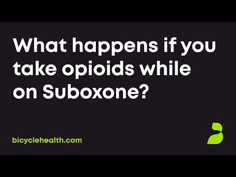 What happens if you take opioids while on Suboxone?