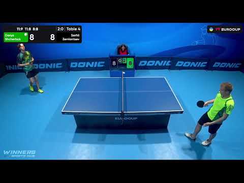 17:35 Denys Shcherbak - Serhii Zemiantsev 12.09.2023 TT Euro.Cup Ukraine Star. TABLE 4
