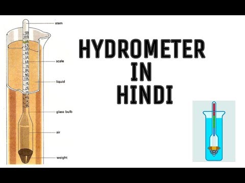 Hydrometer in hindi