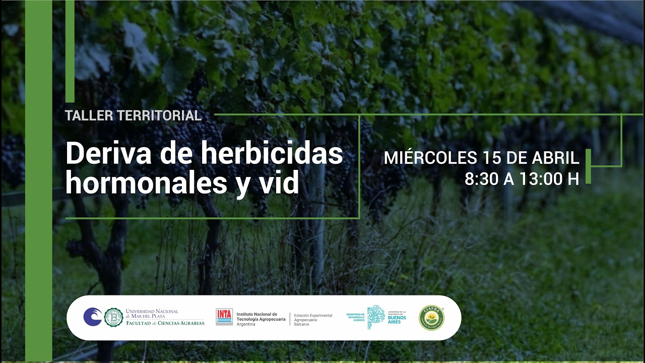Taller Territorial: Deriva de herbicidas hormonales y vid