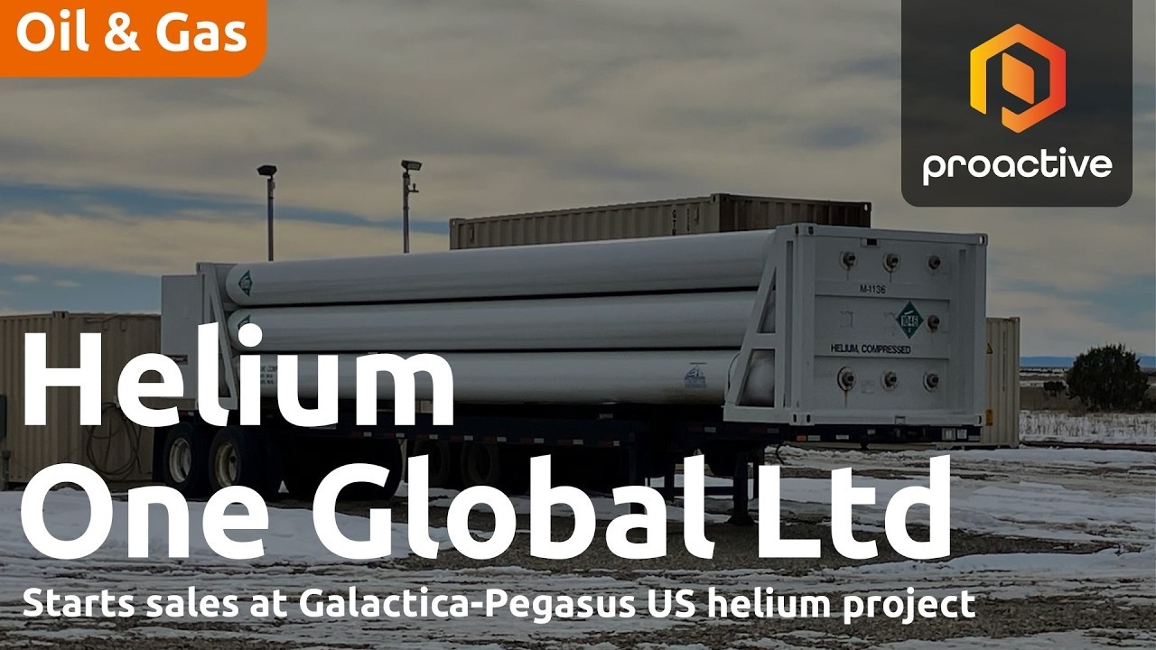 Helium One makes leap from explorer to producer with first helium sales at Galactica